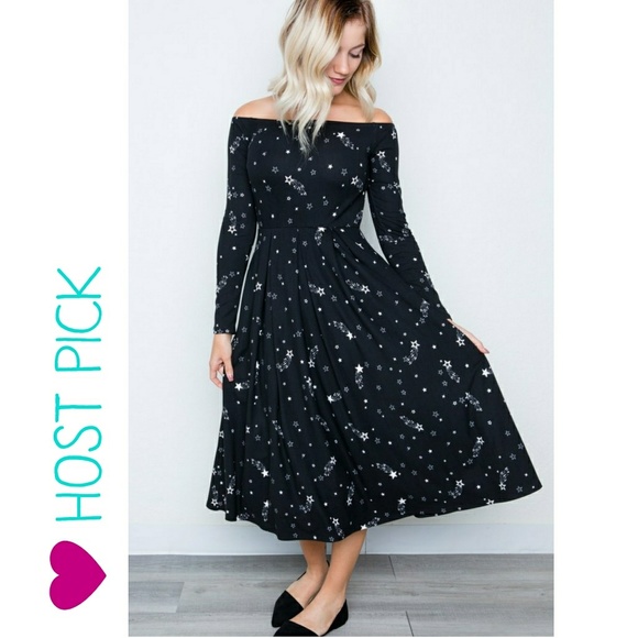 My Amelia James Dresses & Skirts - 💖HP💖AJ Camden Dress - Black Stars